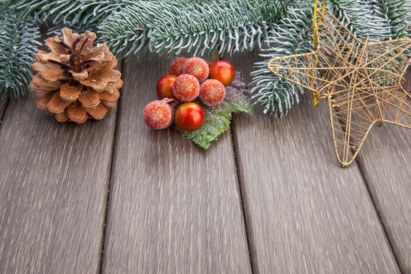 Rama de árbol de abeto de Navidad —  Fotos de Stock