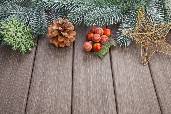 Rama de árbol de abeto de Navidad —  Fotos de Stock