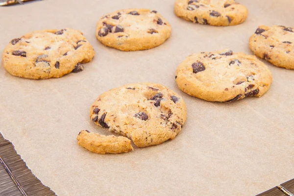 Cookie-uri cu cip de ciocolată — Fotografie, imagine de stoc