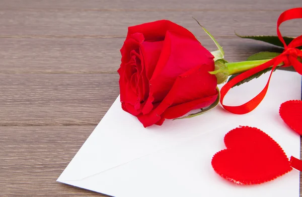 Carta de amor romântico — Fotografia de Stock