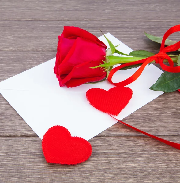 Lettera d'amore romantica — Foto Stock