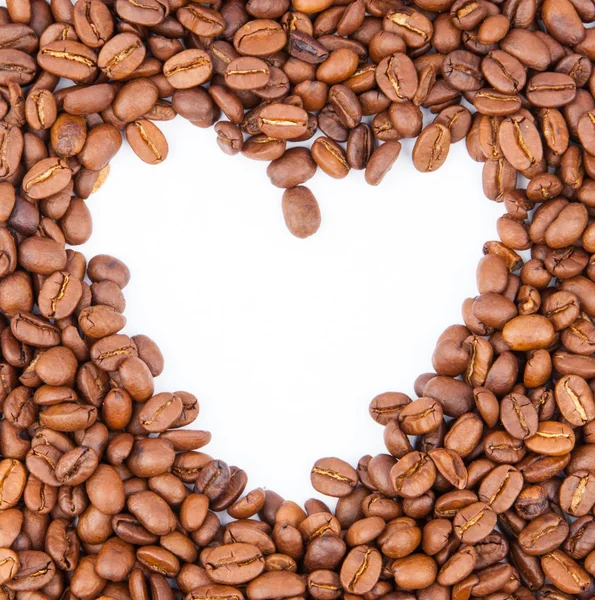 Coffee heart photo — Stock Photo, Image