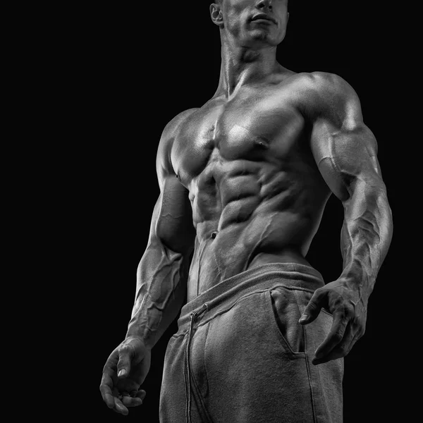Close-up of athletic muscular man — Stock Image Close-up of athletic muscular man Stock Picture