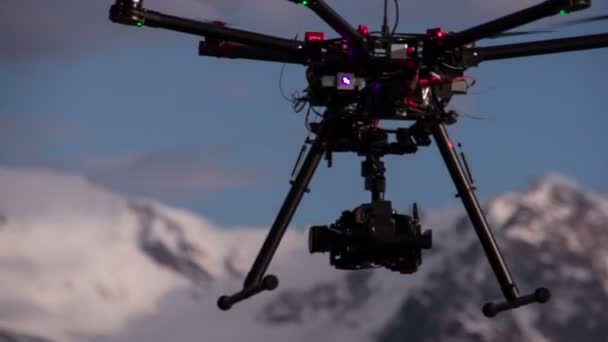 Copter se déplace pendant la prise de vue 