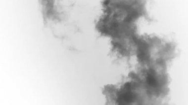 Savaş meydanında sönen ateş. Yanan büyük bir cisimden siyah duman yükselir. Kameradan orta mesafede yanmış ekipman ve binaları canlandırmak için ideal.