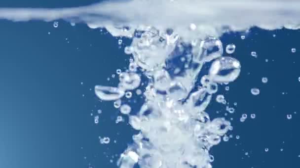 Голубая вода . — стоковое видео