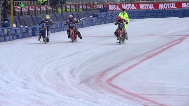Campeonato Mundial de Speedway em Almaty — Vídeo de Stock