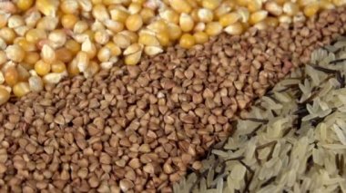 Çeşitli tahıllar ve baklagiller