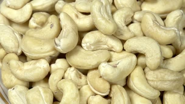 Cashew Nuts. Loop rotation — Stock Video