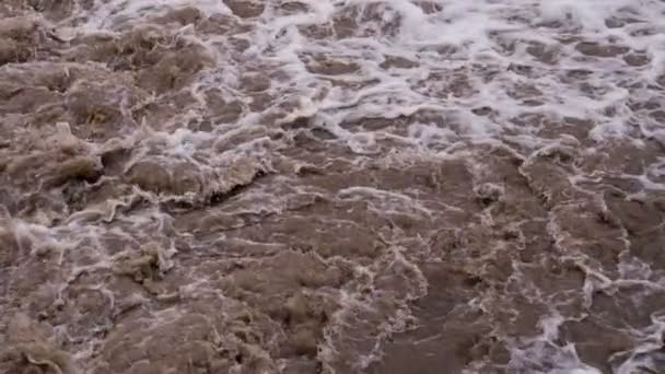 Kabarcıklanma çamur akış — Stok video