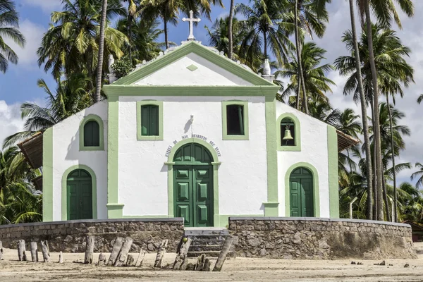 Katolsk kirke Saint Benedict i Sheep Beach i det nordøstlige Brasilien - Stock-foto