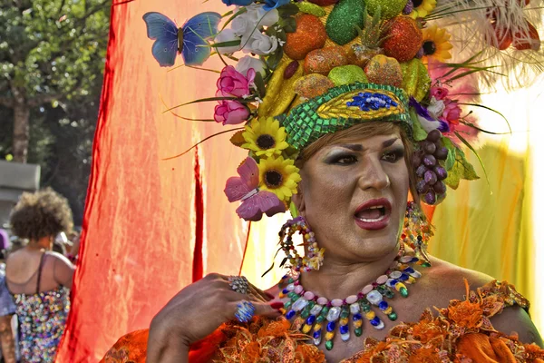 Trascina la regina nella parata dell'orgoglio San Paolo — Foto Stock