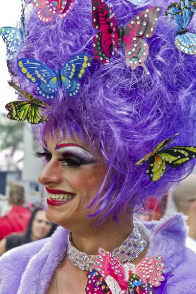 Drag Queen in Pride Parade Sao Paulo — Stock Photo, Image