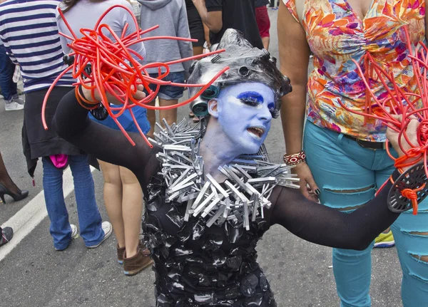 Drag Queen w Pride Parade Sao Paulo — Zdjęcie stockowe