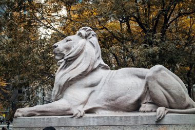 Aslan heykeli New York Halk Kütüphanesi