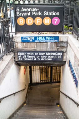 Bryant Park New York Metro merdiven