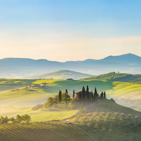 Toscana na primavera — Fotografia de Stock