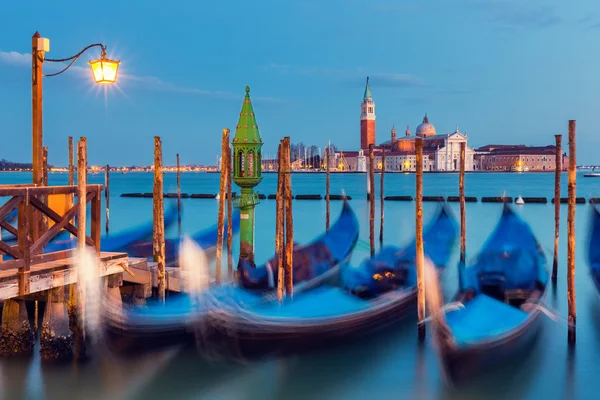 Гондолы Венеции — стоковое фото
