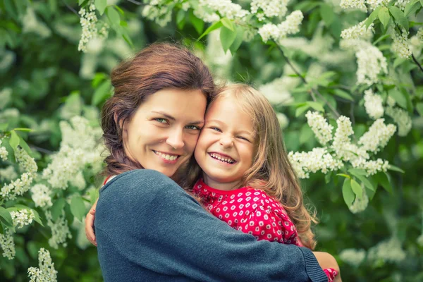 Mor med dotter — Stockfoto