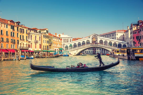 Most Rialto v Benátkách — Stock fotografie