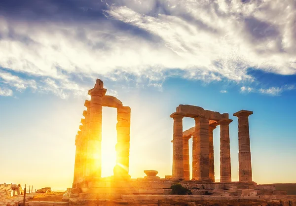 Rovine del tempio di Poseidone — Foto Stock