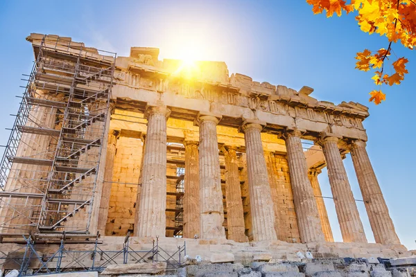 Parthenon in acropolis, Athene — Stockfoto