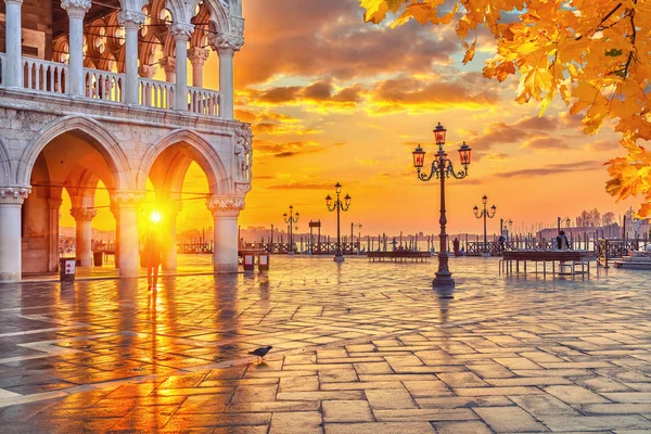 Ανατολή ηλίου στη Βενετία — Φωτογραφία Αρχείου