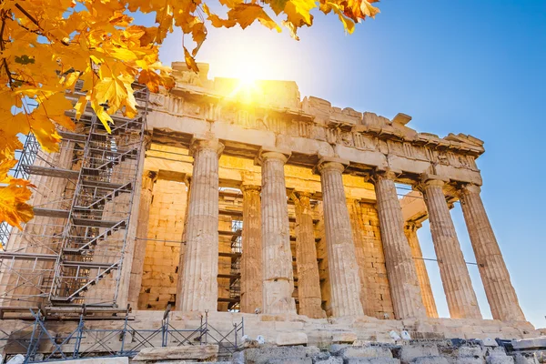 Parthenon v Akropoli, athens — Stock fotografie