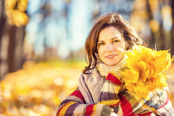 Porträt einer jungen schönen Frau — Stockfoto