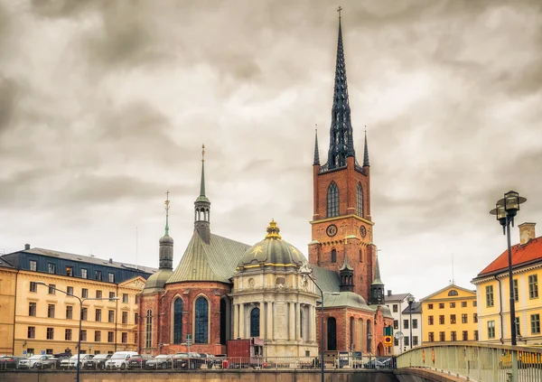 Igreja de Riddarholm em Estocolmo, Suécia — Fotografia de Stock