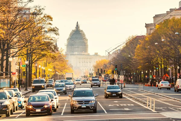 Pennsylvania ulice ve Washingtonu Dc — Stock fotografie