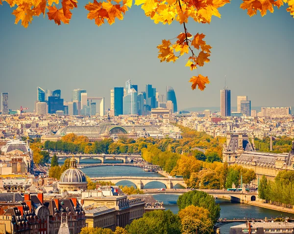 Вид з повітря на Париж — стокове фото