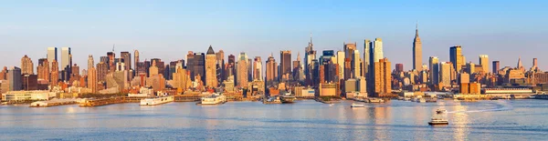 Manhattan 'ın panoramik görüntüsü — Stok fotoğraf