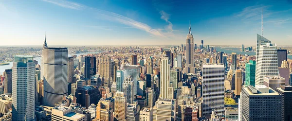 Manhattan-Luftaufnahme — Stockfoto