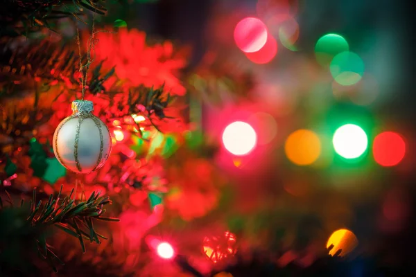 Díszített karácsonyfa — Stock Fotó