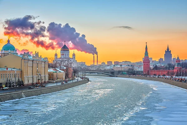 Moskova'da kış — Stok fotoğraf