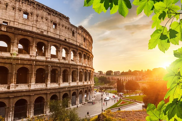 Colosseo al tramonto — Foto Stock