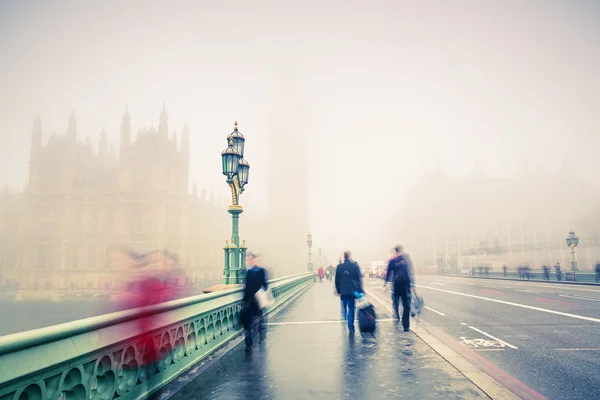 Вестмінстерський міст у Лондоні. — стокове фото
