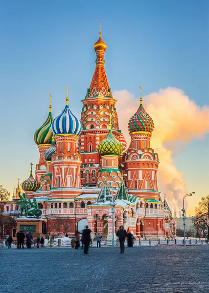 Basilius-Kathedrale in Moskau — Stockfoto