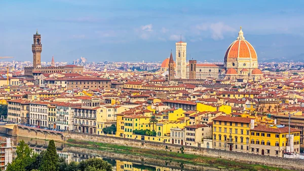 Letecký pohled na Florencii — Stock fotografie