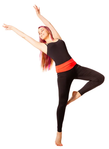 Young dancing woman — Stock Photo, Image