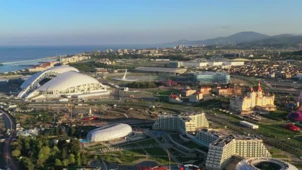 Сочі Олімпійський Парк Вид Повітря — стокове відео