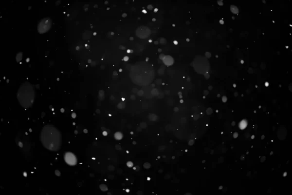 Real Snow Black Background Snowing Blend Layer Screen Add Royalty Free Stock Images