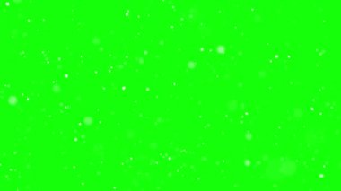 Gerçek kar taneleri yeşil ekran arka planına nazikçe düşüyor. Sakin ve huzurlu kış sahnesi birleşim, görsel efektler veya videolara kar yağışı eklemek için ideal.