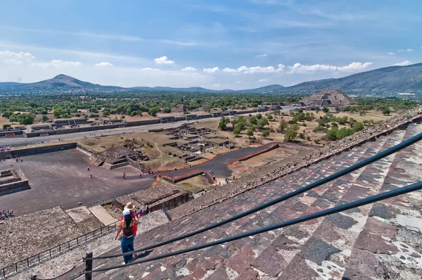 Teotihuacan, ruínas astecas, México — Fotografia de Stock