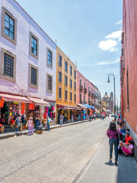 Zobrazení ulic města Mexico city — Stock fotografie