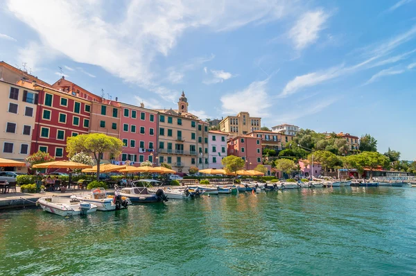 Fezzano petite ville et port près de Portovenere, Ligurie, Italie — Photo