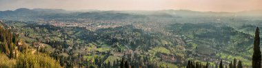 Firenze Fiesole üzerinden panoramik manzaralı