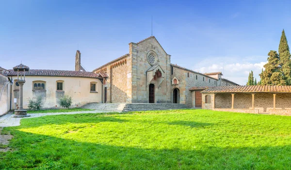 Monasterio de San Francesco en la colina de Fiesole en Firenze, Italia — Foto de Stock