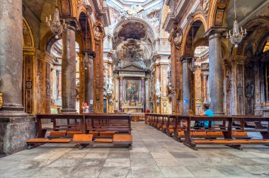 Palermo, Sicilya Santissimo Salvatore kilisede